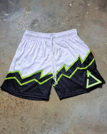 Minimal Abstract Shorts Shorts White/Black/Green / Small,White/Black/Green / Medium,White/Black/Green / Large,White/Black/Green / XL,White/Black/Green / 2XL Light Slate Gray