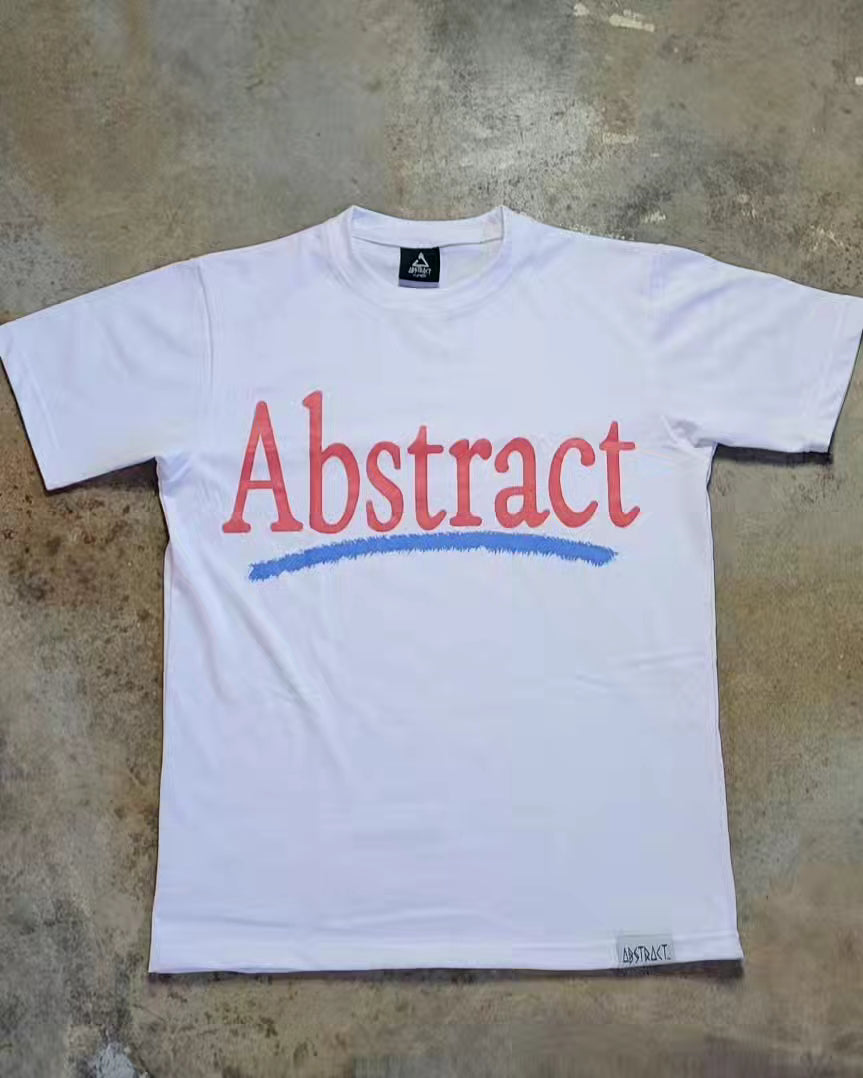 (Kids) Minimal Abstract Tee T-Shirt White / Small,White / Medium,White / Large Dim Gray