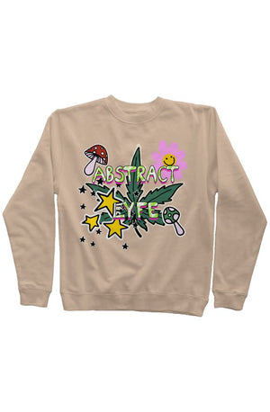 Hippie Crewneck Sweatshirt sweatshirt s / Pigment Sandstone,m / Pigment Sandstone,l / Pigment Sandstone,xl / Pigment Sandstone,xxl / Pigment Sandstone,xxxl / Pigment Sandstone Rosy Brown
